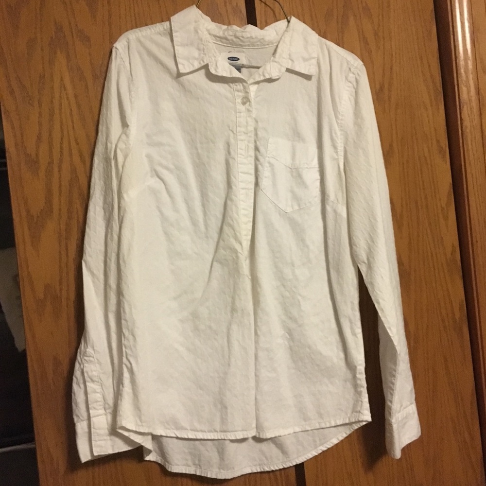 Old Navy White Button Down